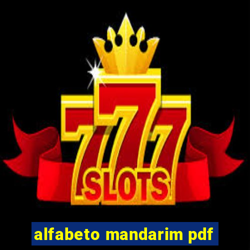 alfabeto mandarim pdf